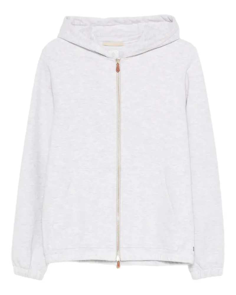 Eleventy Kapuzenjacke mit Reißverschluss - Grau Grau