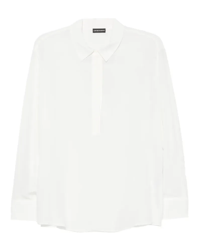 Emporio Armani Bluse aus Seide - Weiß Weiß
