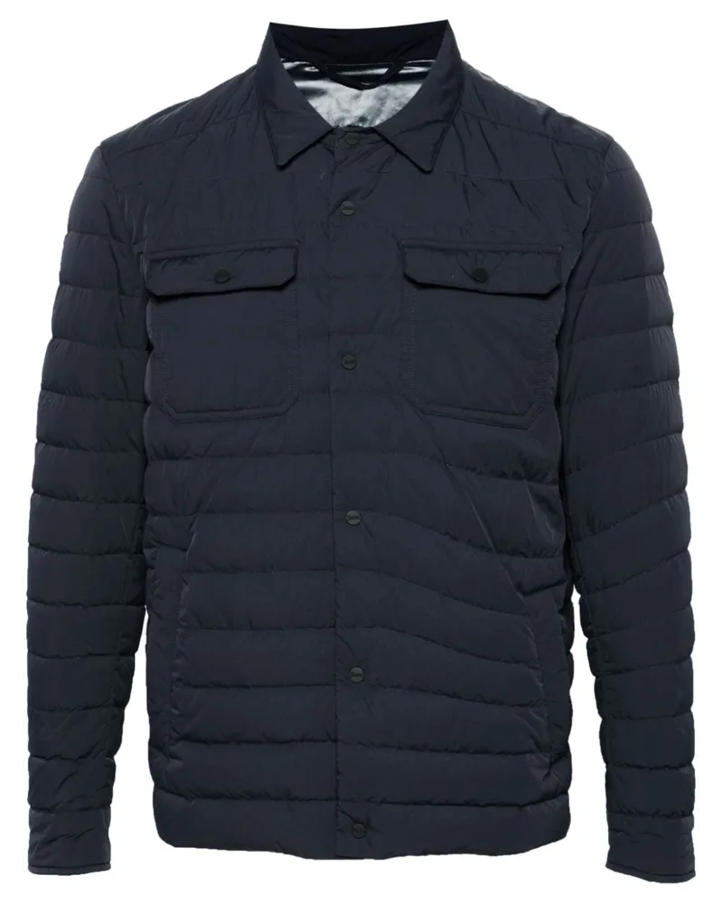 Herno Gesteppte Daunen-Hemdjacke - Blau Blau