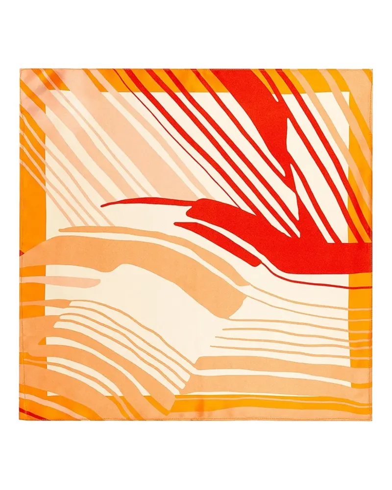 Raquel Diniz Schal mit abstraktem Print - Nude Nude