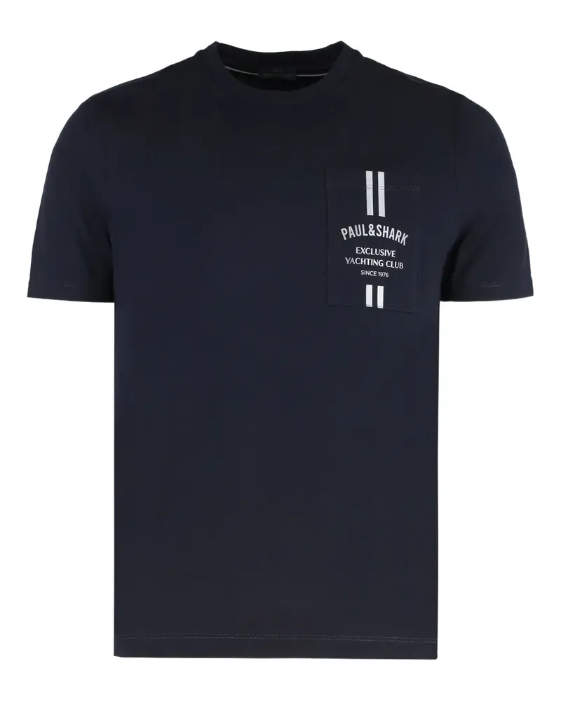 Paul & Shark T-Shirt mit Rundhalsausschnitt - Schwarz Schwarz