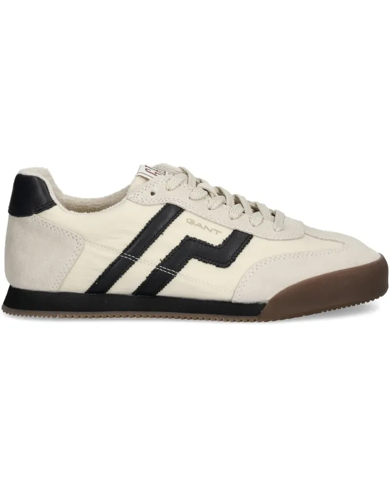 Gant striped lace-up sneakers - Nude Nude