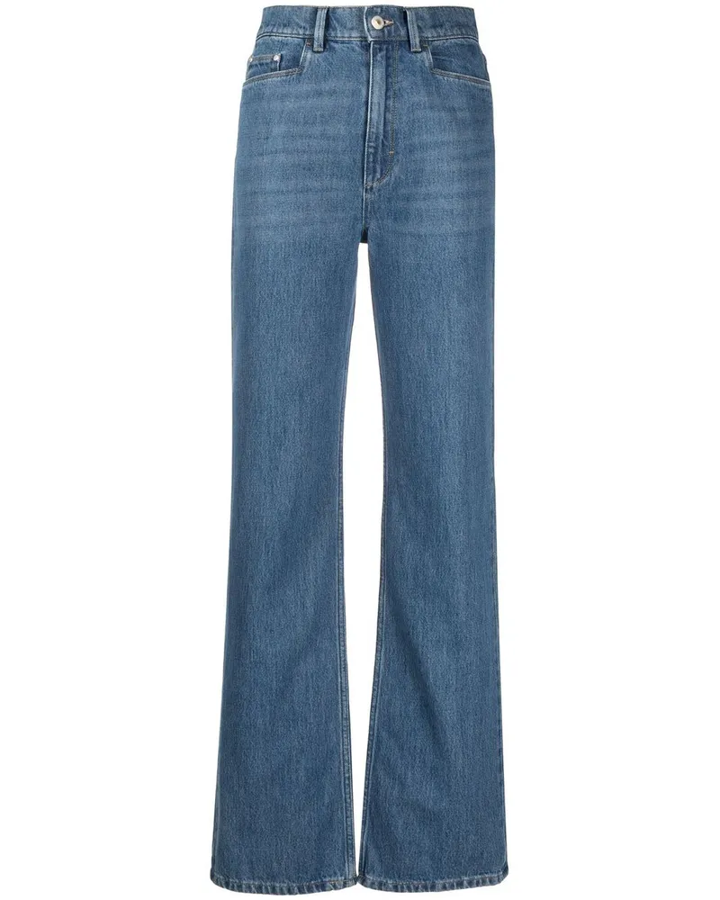 WANDLER Jeans mit hohem Bund Blau