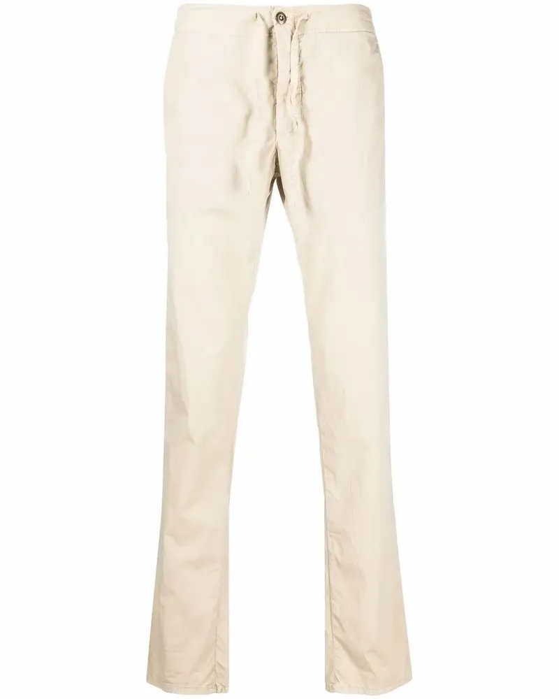 Incotex Schmale Hose mit Kordelzug - Nude Nude