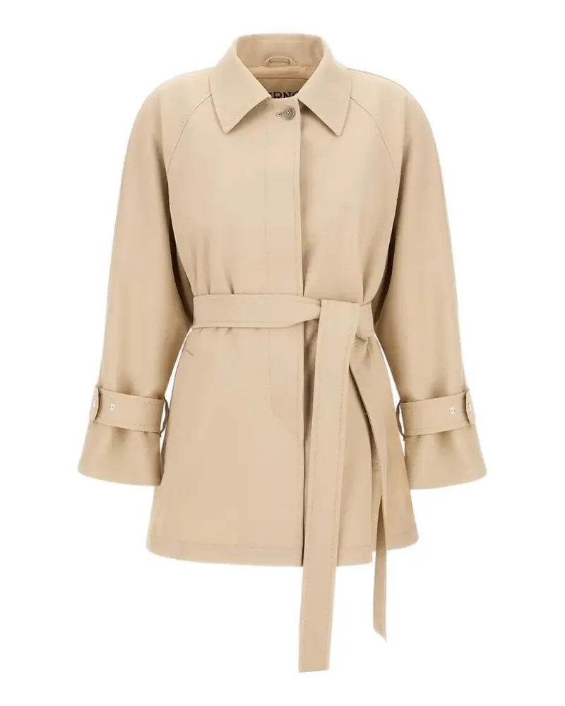 Herno fresh crinkle woven raincoat - Nude Nude