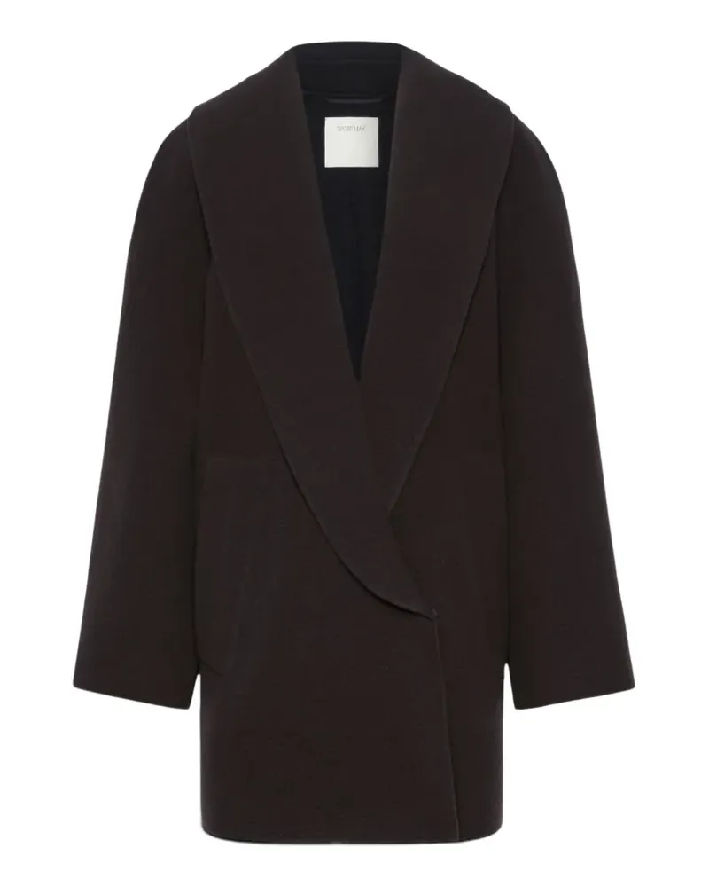 SPORTMAX Mantel in Colour-Block-Optik - Braun Braun