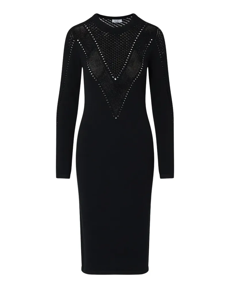 Liu Jo knit midi dress - Schwarz Schwarz