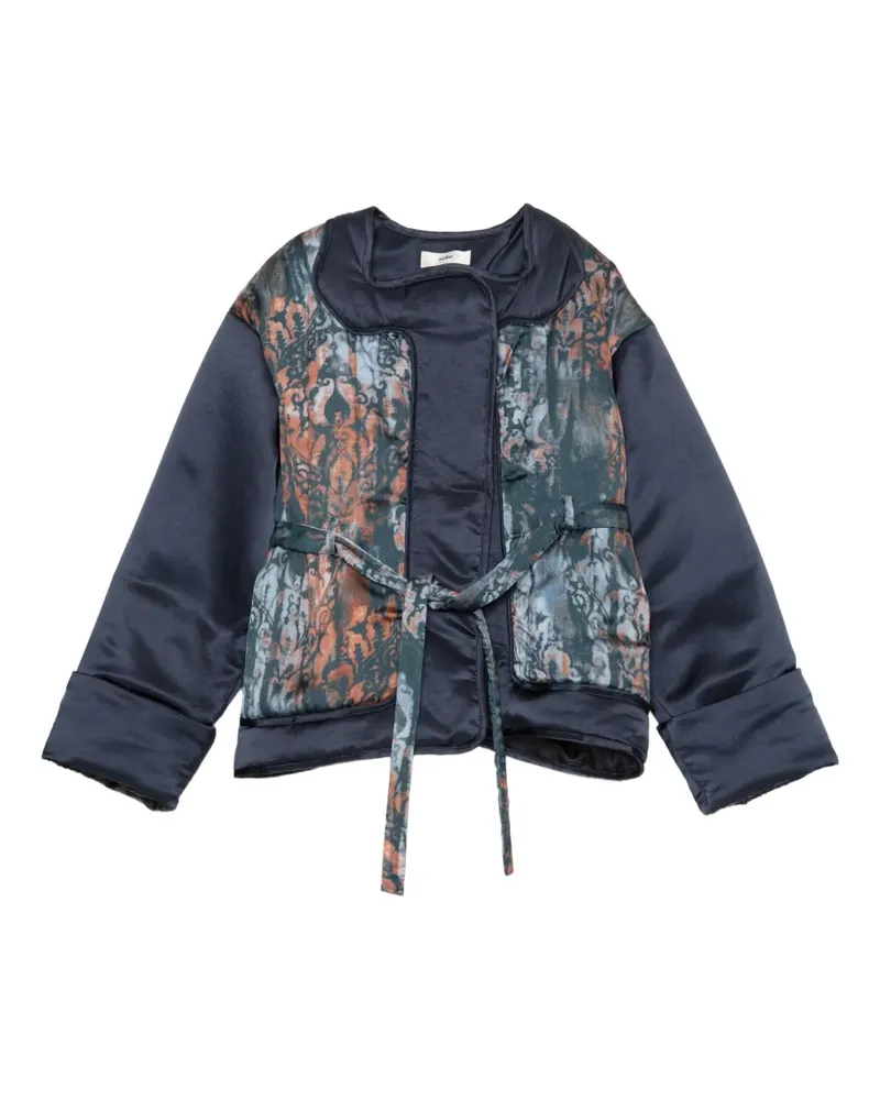 Muller of Yoshiokubo Blazer mit Gürtel - Blau Blau