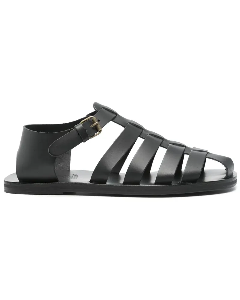 Ancient Greek Sandals Nestoras Sandalen - Schwarz Schwarz