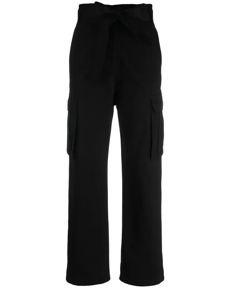 Pinko Cargohose mit geradem Bein - Schwarz Schwarz
