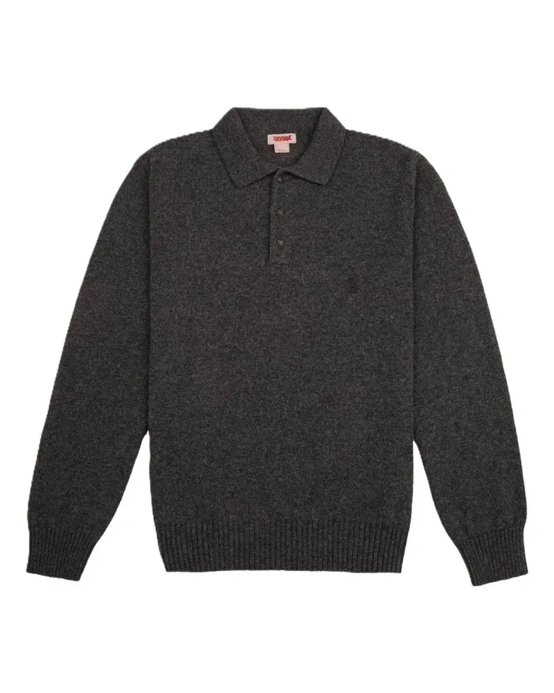 Baracuta long-sleeve polo shirt - Grau Grau