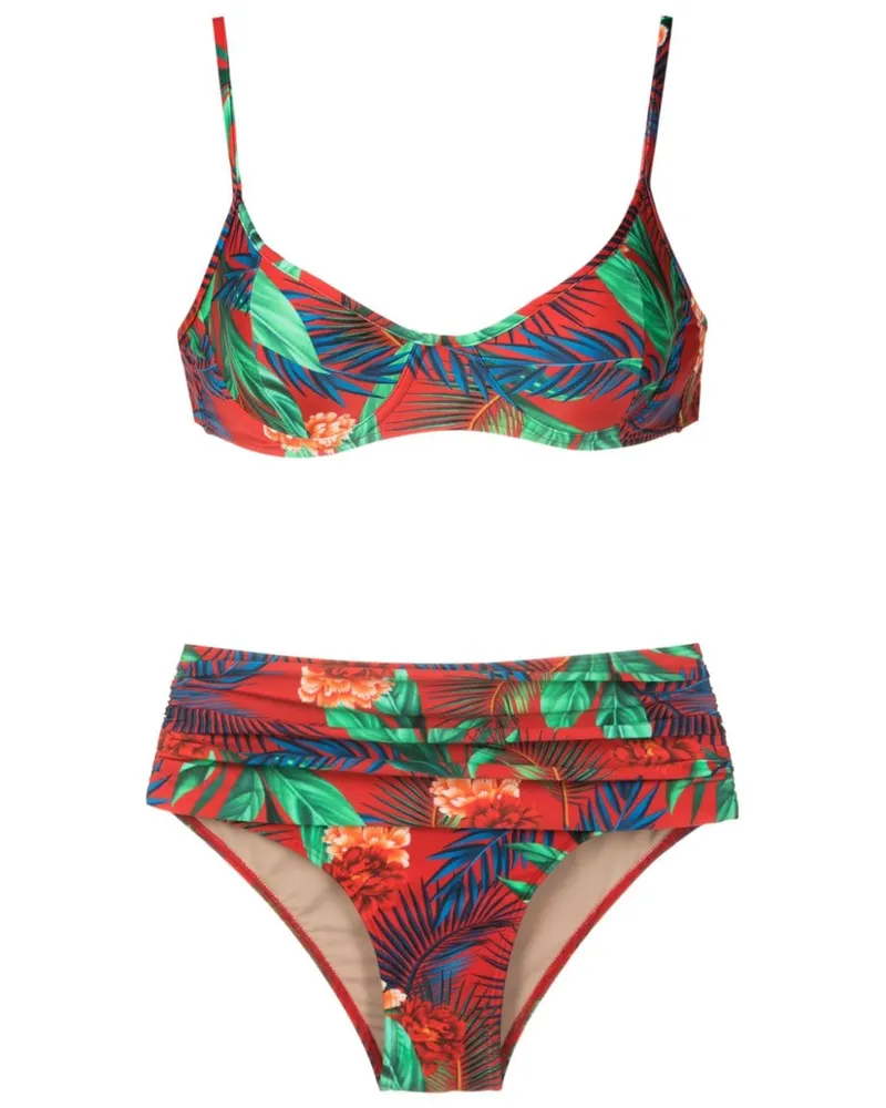 Lygia & Nanny Liliane Bikini mit Print - Rot Rot