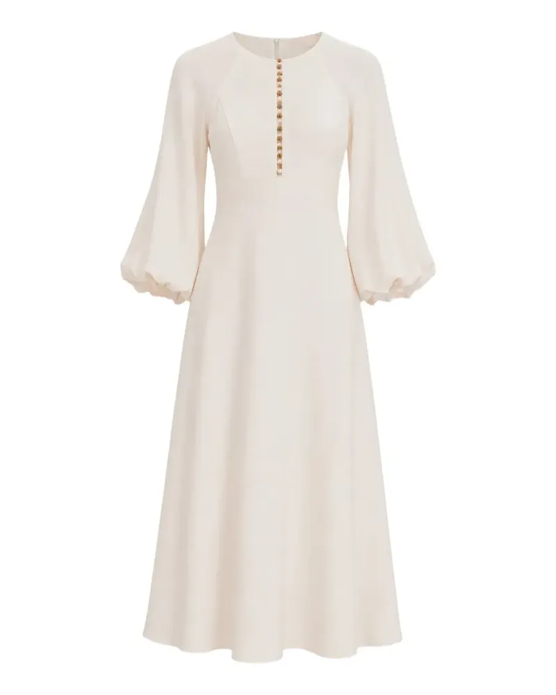 Zimmermann embellished cutout midi dress - Nude Nude