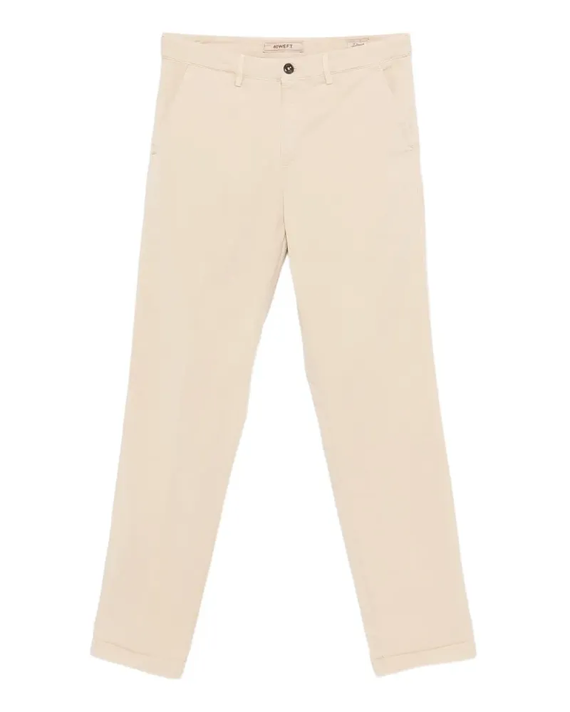 40Weft Hose mit Knöpfen - Nude Nude