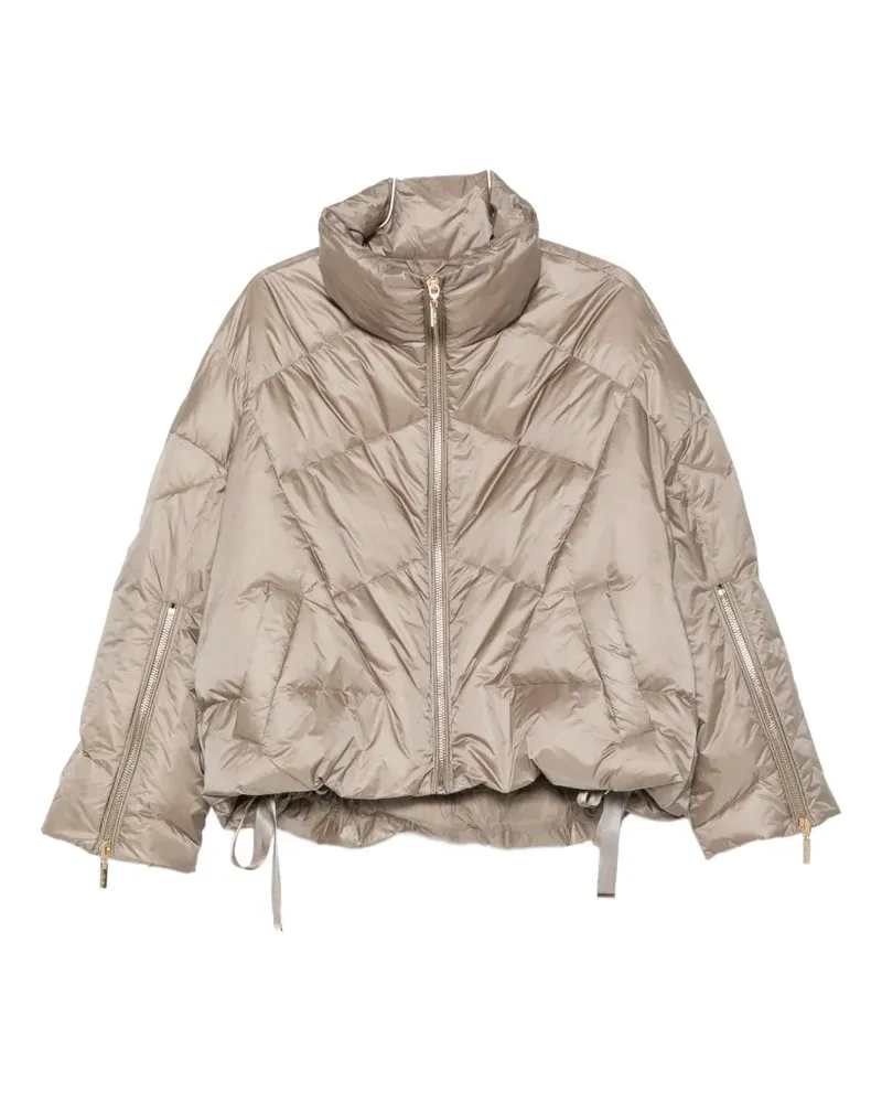 Twin-Set quilted puffer coat - Nude Nude