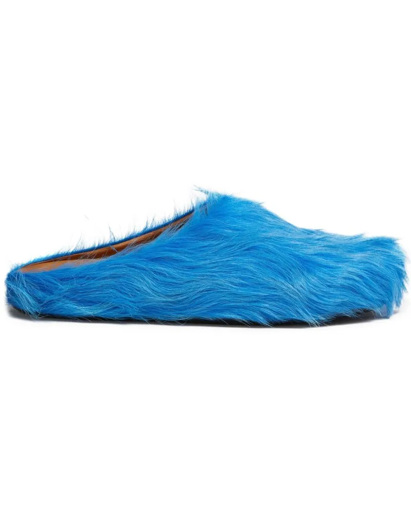 Marni Fussbett Sabot Slipper - Blau Blau