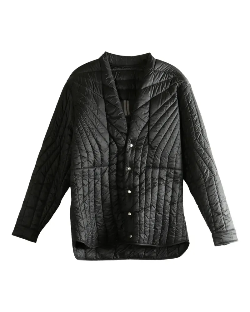 Rick Owens quilted panelled jacket - Schwarz Schwarz