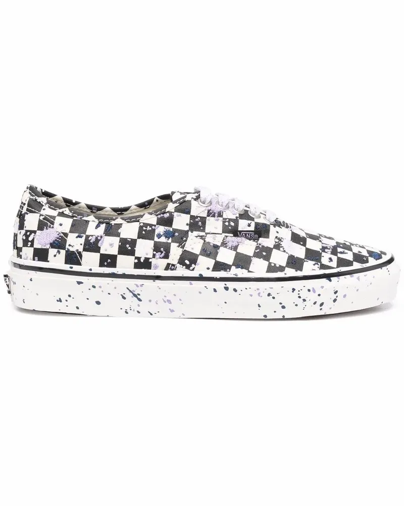 Vans Sk8 Sneakers mit Schachbrettmuster - Schwarz Schwarz
