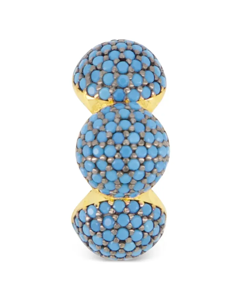 Begüm Khan Maharani zirconia ear cuff - Gold Gold