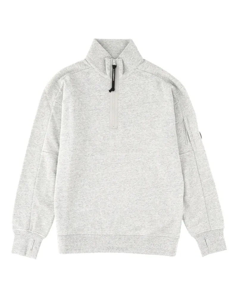 C.P. Company Sweatshirt mit Reißverschluss - Grau Grau