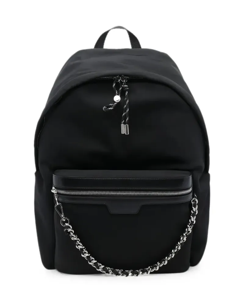 Stella McCartney chain-link detail backpack - Schwarz Schwarz