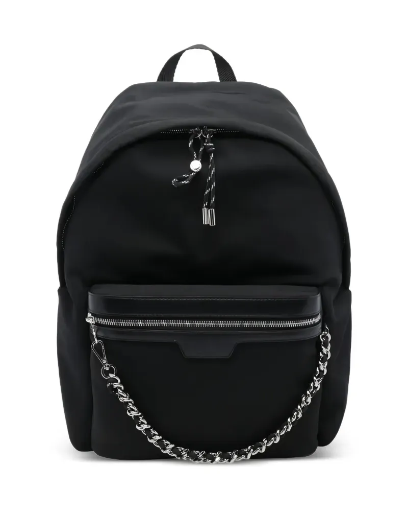 Stella McCartney Rucksack mit Kettendetail - Schwarz Schwarz