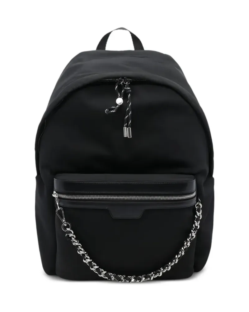 Stella McCartney Rucksack mit Kettendetail - Schwarz Schwarz