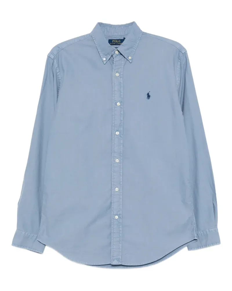 Ralph Lauren Hemd mit Logo-Stickerei - Blau Blau