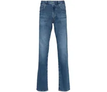Tellis Straight-Leg-Jeans mit Logo-Patch