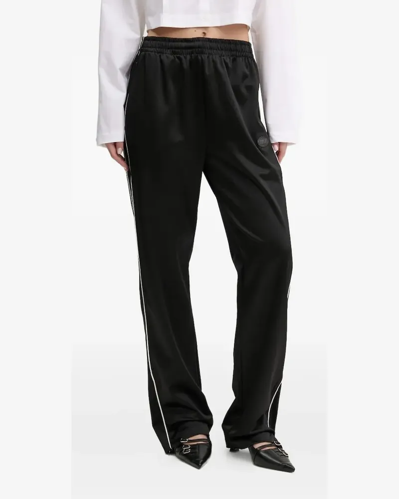 HUGO BOSS Hose mit Streifen - Schwarz Schwarz