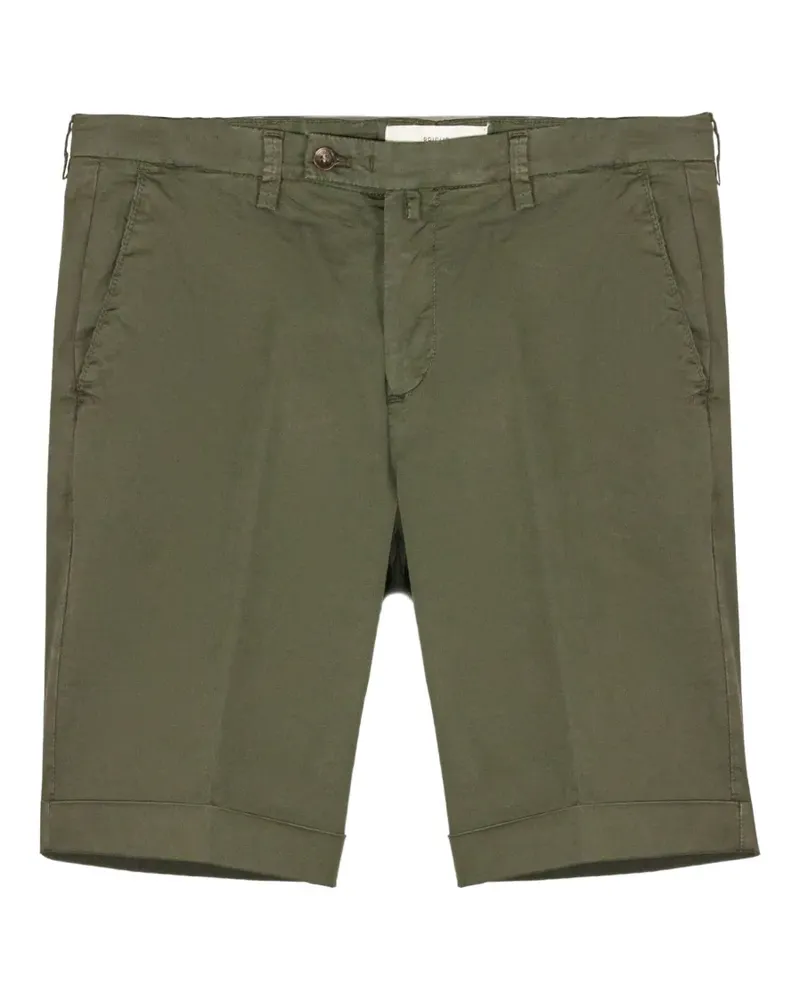 Briglia 1949 pressed-crease turn-up shorts - Grün Grün