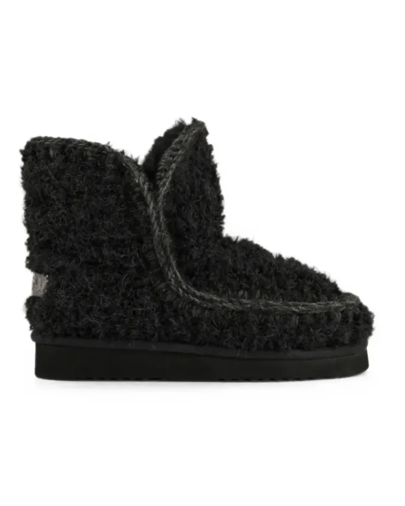 Mou Eskimo 18 crochet-stitch ankle boots - Schwarz Schwarz
