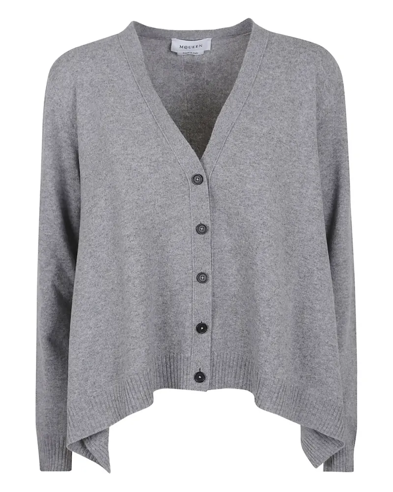 Alexander McQueen Geknöpfter Kaschmircardigan - Grau Grau