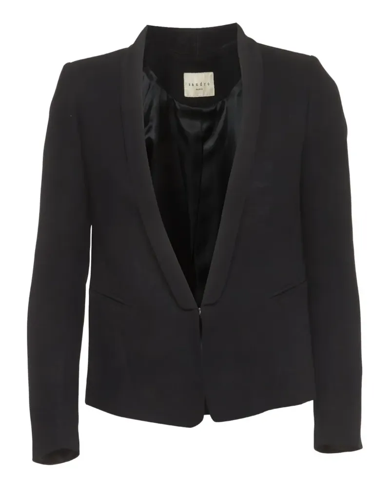 Sandro Klassischer Blazer - Schwarz Schwarz