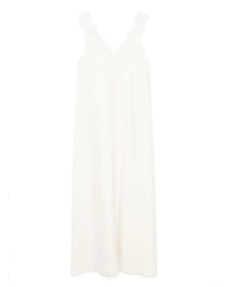 Róhe Seidenkleid mit Spitze - Nude Nude