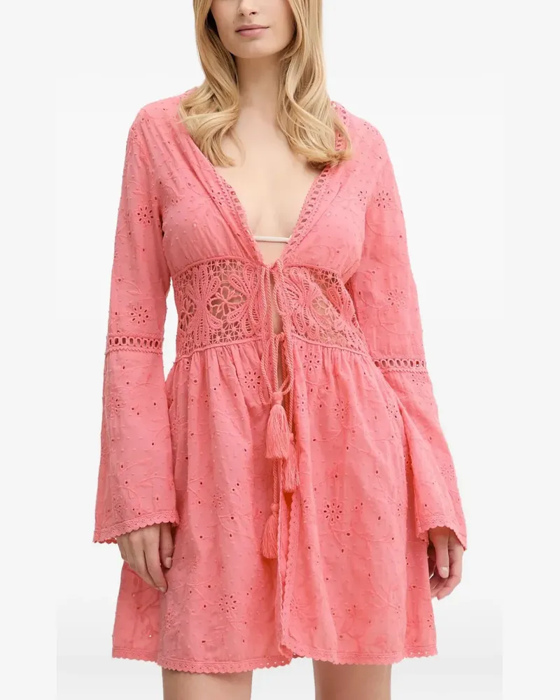 Guess Strandkleid mit Ösenspitze - F6EK PINK F6ek