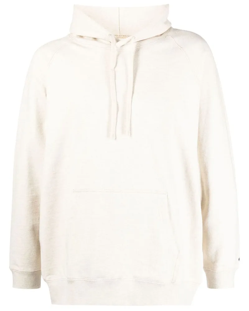 Snow Peak Hoodie mit Logo-Stickerei - Nude Nude