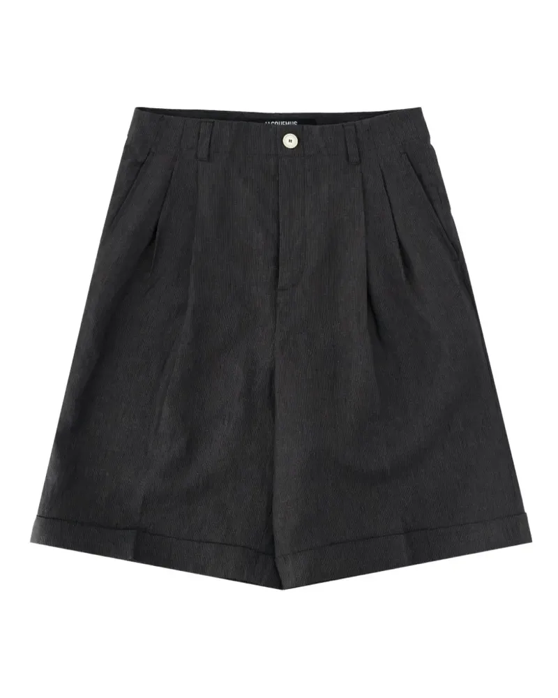 Jacquemus Le Pastro pleated shorts - Grau Grau