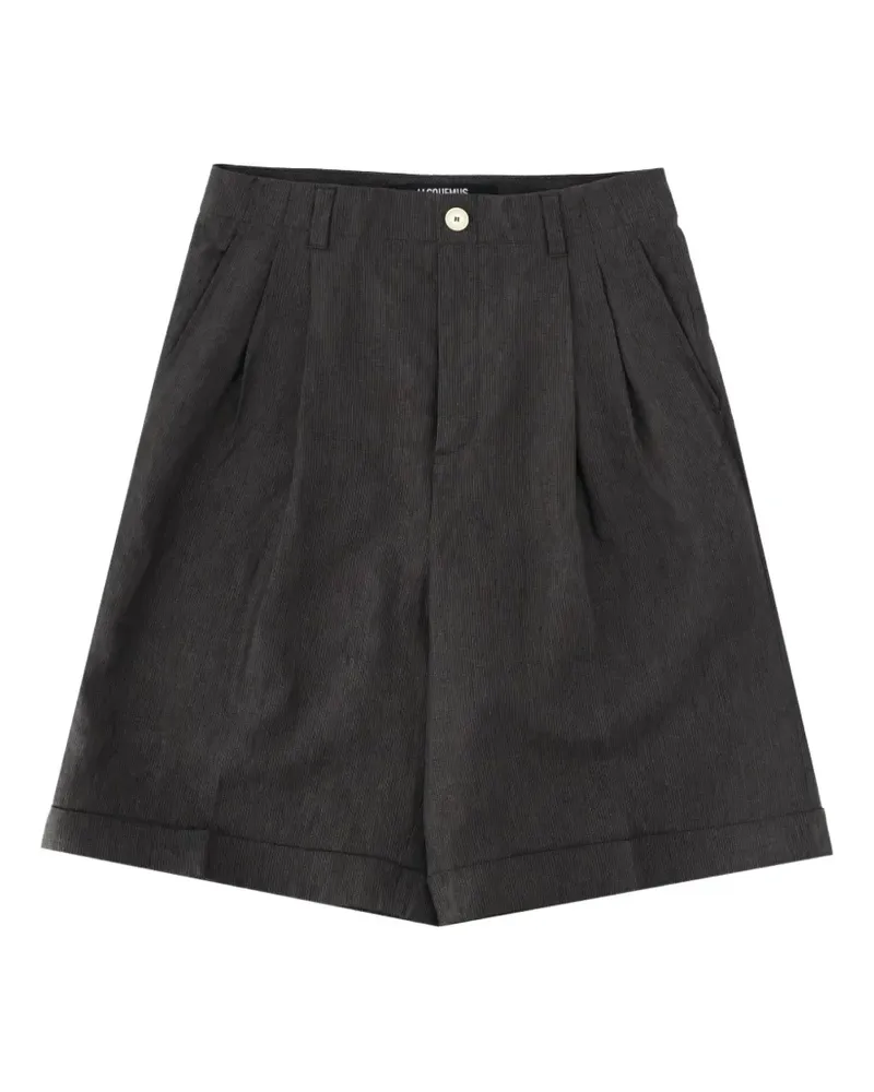 Jacquemus Le Pastro pleated shorts - Grau Grau