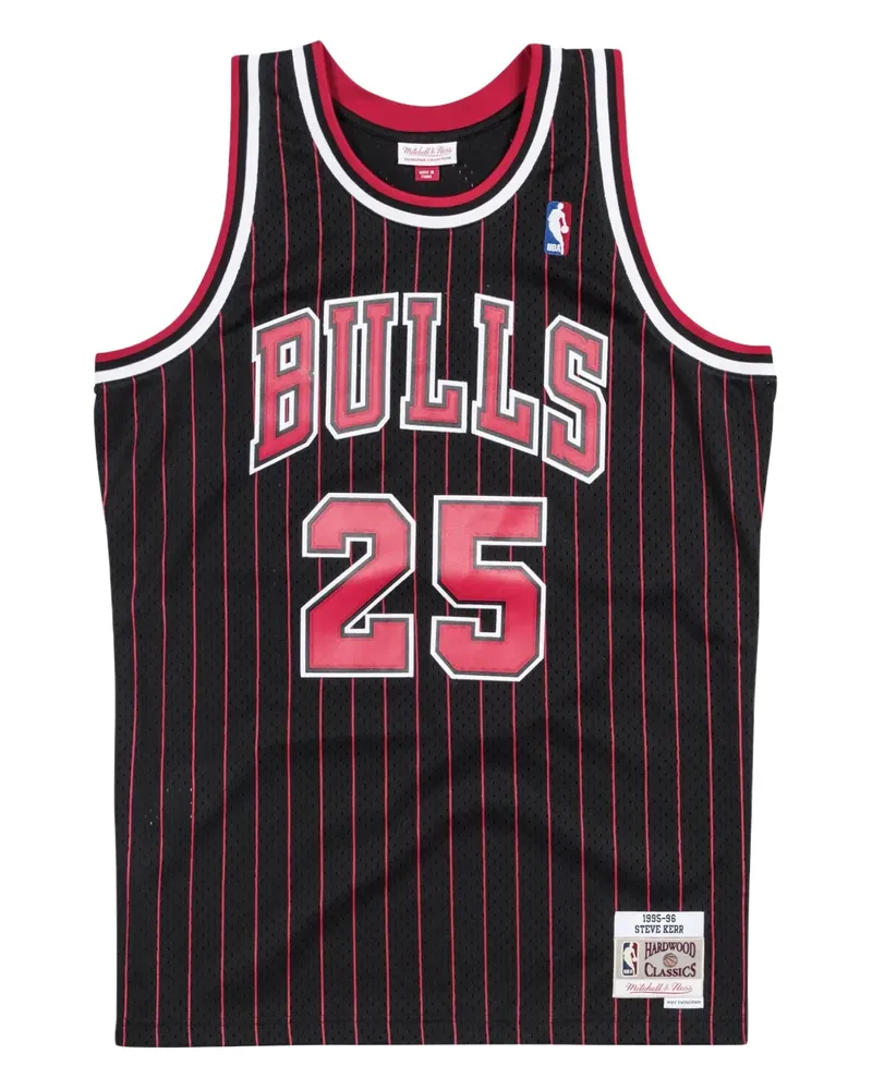Mitchell & Ness x NBA Bulls 95-96 Steve Kerr Swingman Tanktop - Schwarz Schwarz