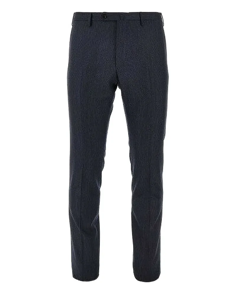 Incotex Hose mit Gürtelschlaufen - Blau Blau