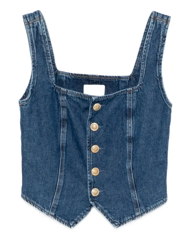 Reformation Bo Jeanstop - Blau Blau