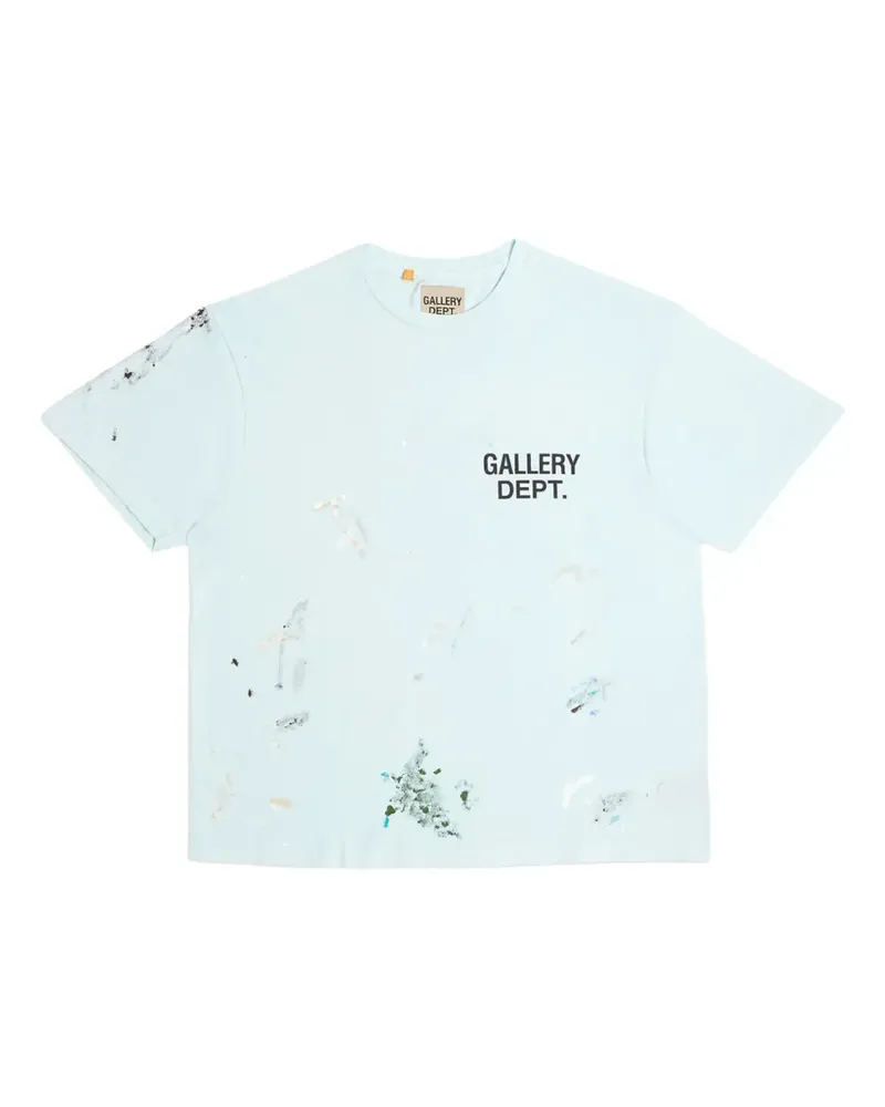 GALLERY DEPT. T-Shirt mit Farbklecksen - Blau Blau
