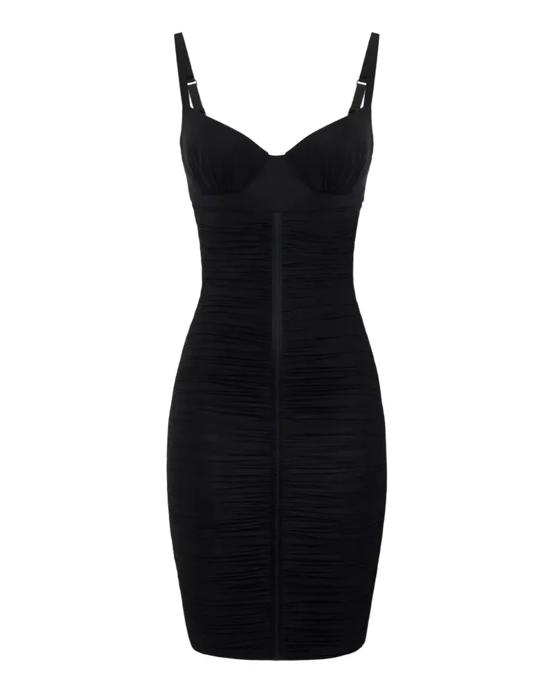 Elisabetta Franchi draped jersey sheath dress - Schwarz Schwarz