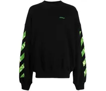 Sweatshirt mit diagonalen Streifen