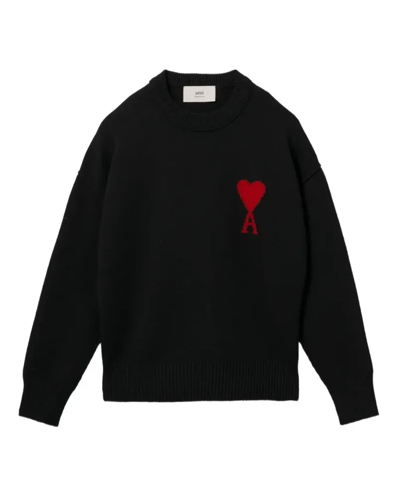 AMI Paris Ami de Coeur Pullover - Schwarz Schwarz