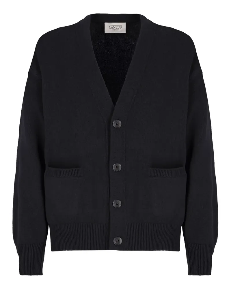 Laneus V-neck cardigan - Schwarz Schwarz