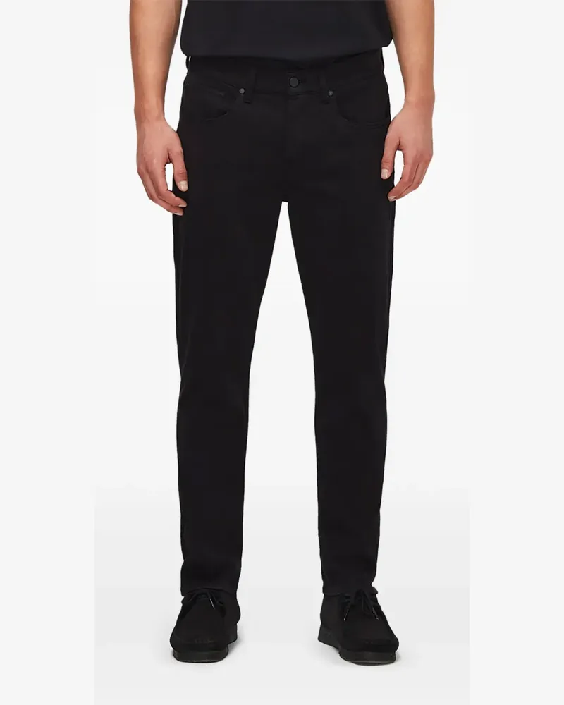 7 for all mankind Slimmy Jeans - Schwarz Schwarz