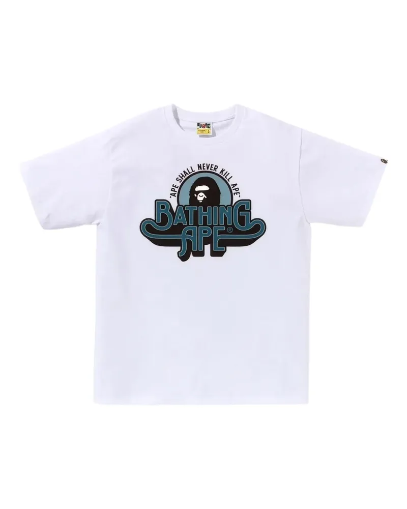 BAPE Kurzärmeliges T-Shirt - Weiß Weiß