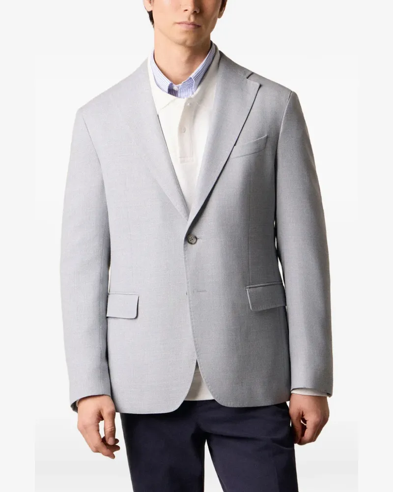 Brooks Brothers Texturiertes Sakko - Grau Grau
